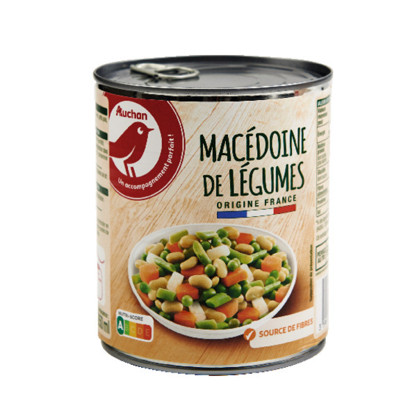 Macédoine De Légumes Auchan