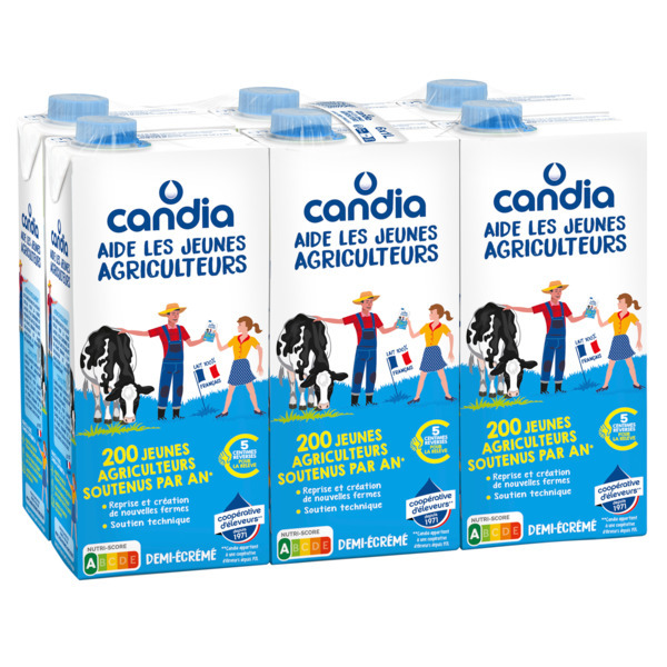 Lait Candia Jeunes Agriculteurs