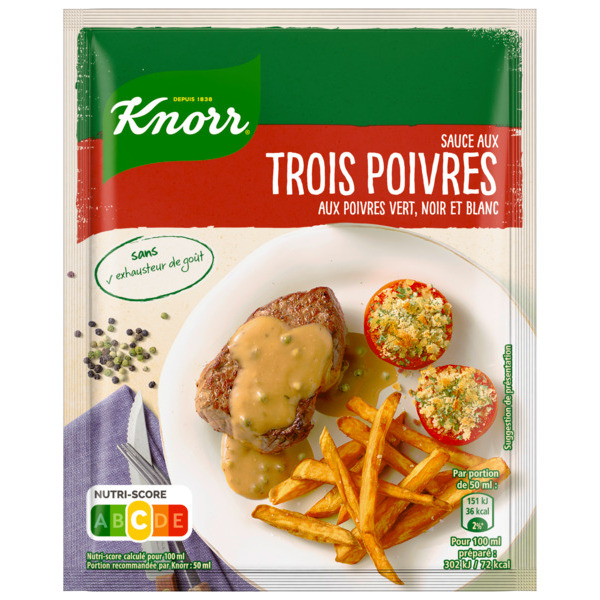 Sauce Trois Poivres Knorr