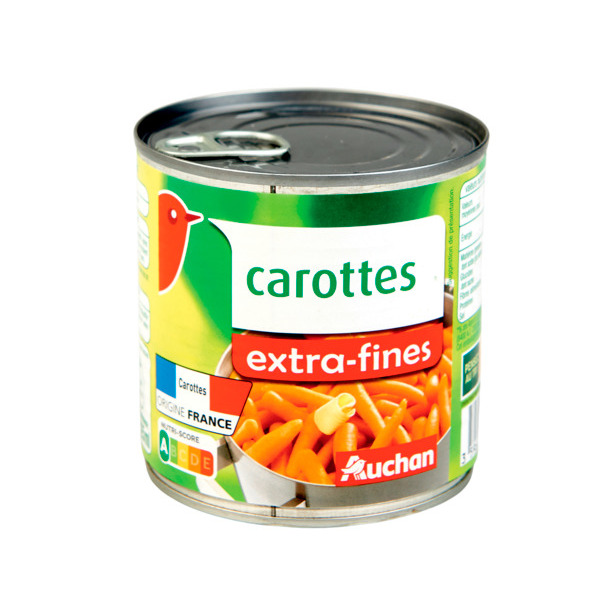 Carottes Extra Fines Auchan