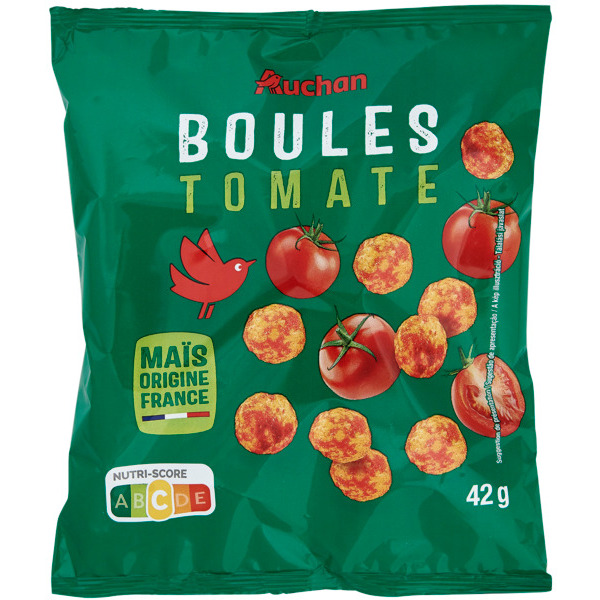 Boules Soufflées À La Tomate Auchan 