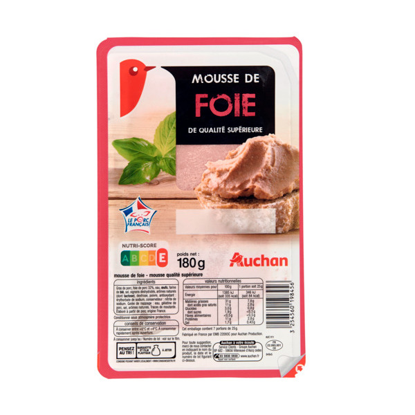 Mousse De Foie De Porc Auchan