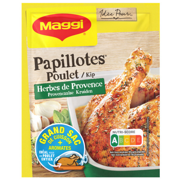 Papillotes Poulet Aux Herbes De Provence Maggi