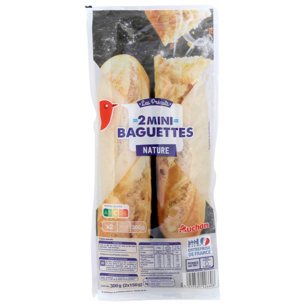 Mini Baguettes Precuites Auchan