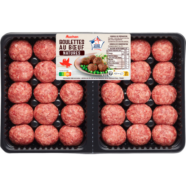 30 Boulettes Auchan