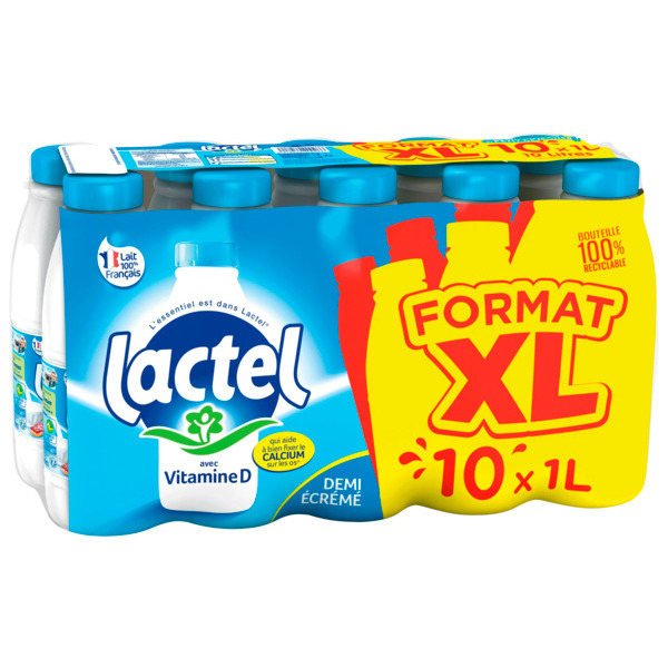 Lait Demi-Écrémé Lactel