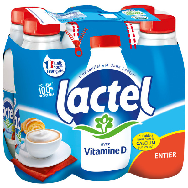 Lait Entier Vitamine D Lactel