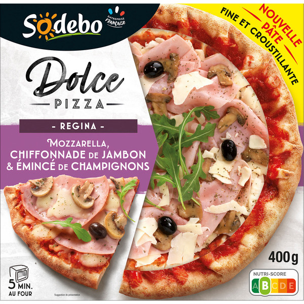 Dolce Pizza Régina Mozzarella Jambon Sodebo