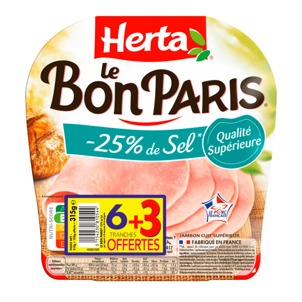 Jambon Le Bon Paris Herta