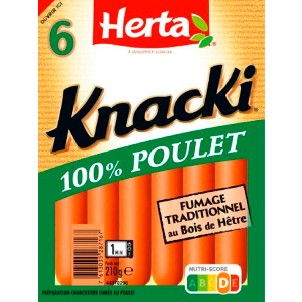 68% D'économies Sur Le 2Ème Au Choix Sur La Gamme Knacki Herta