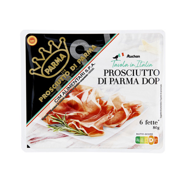 Jambon De Parme Aop Auchan Tavola In Italia