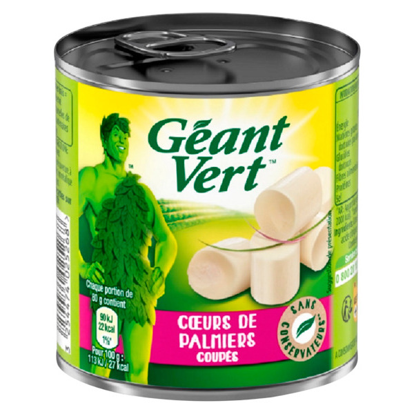 Cœur De Palmiers Coupés Geant Vert