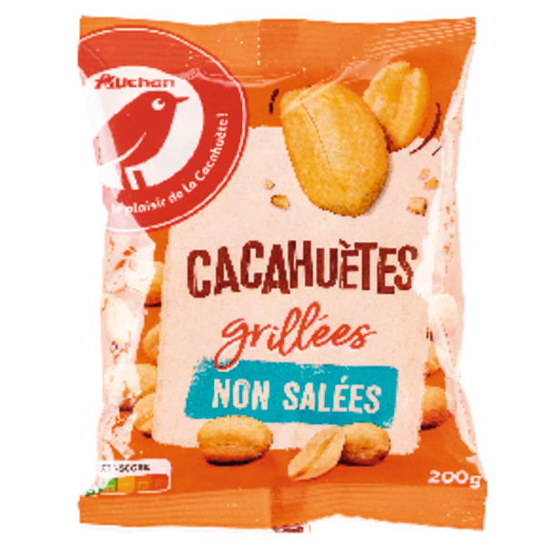 Cacahuètes Grillées Non Salées Auchan