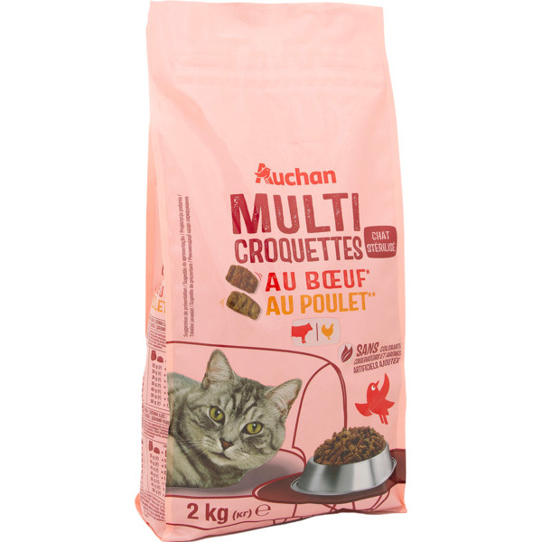 Multi Croquettes Chat Stérilisé Auchan