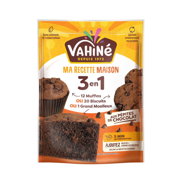 Ma Recette Maison 3 En 1 Aux Pépites De Chocolat