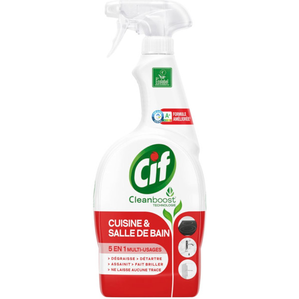 Spray Nettoyant Cuisine Et Salle De Bain Cif