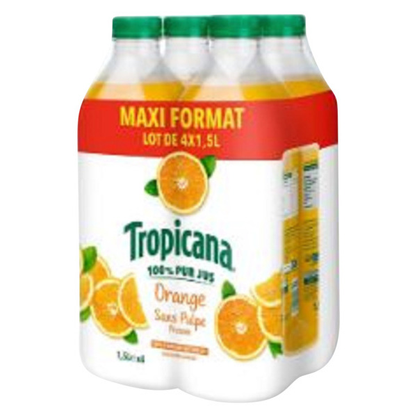 Tropicana Orange Sans Pulpe