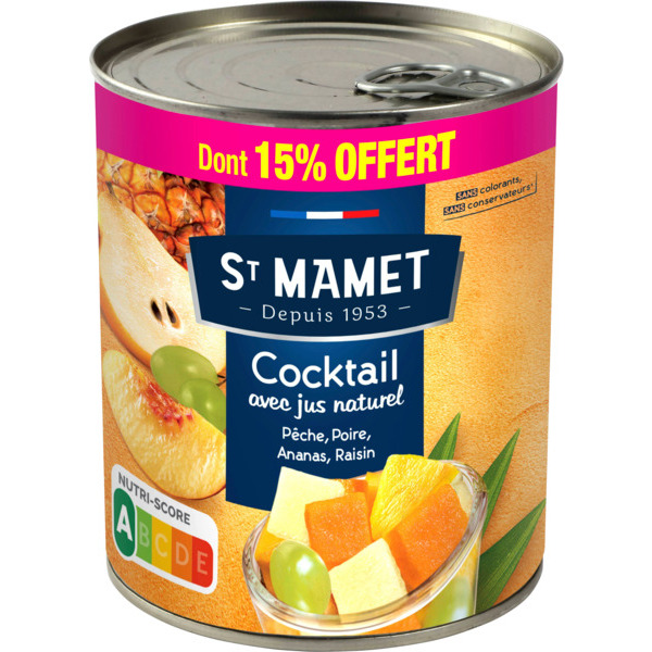 Cocktail De Fruits Au Jus Naturel Saint Mamet