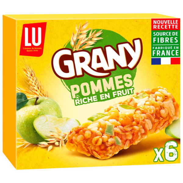 Barres De Céréales Grany Pommes