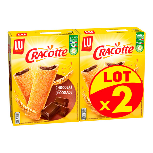 Cracotte Fourrée Au Chocolat Lu 