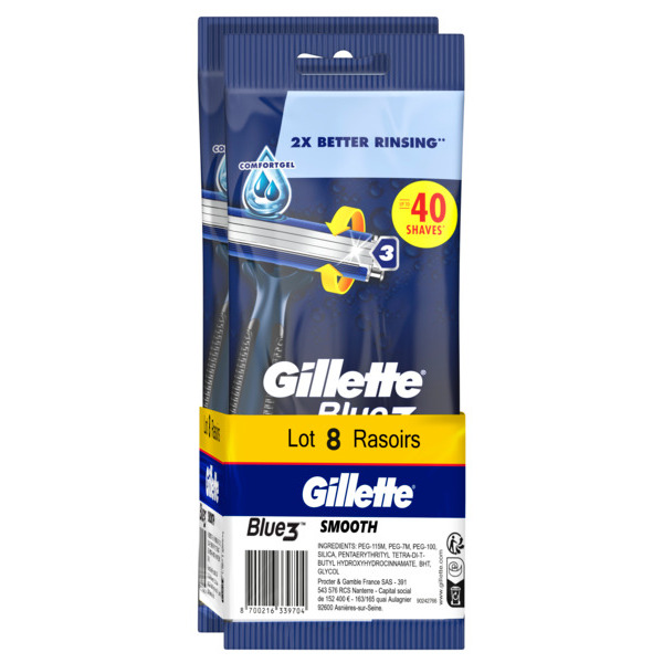 Rasoirs Jetables Blue 3 Gillette