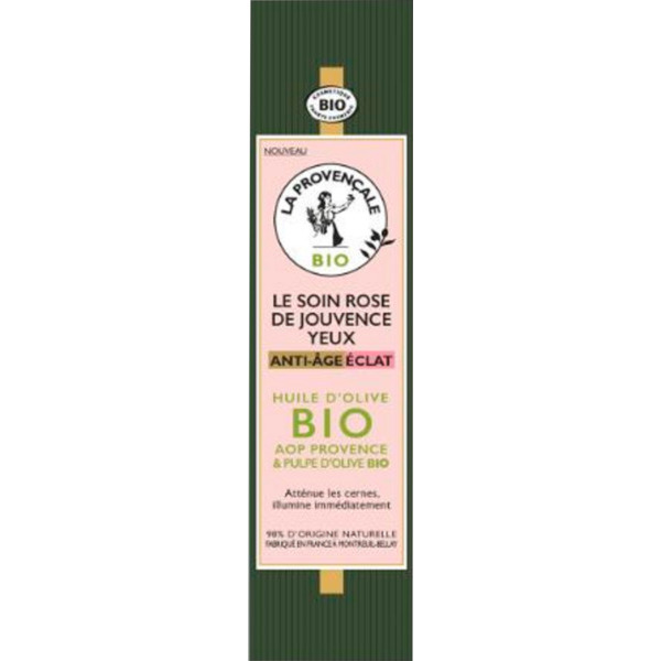 Soin Rose Jouvence Yeux Anti-Âge La Provençale Bio