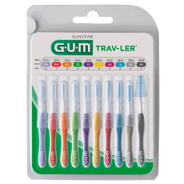 Gum Trav-Ler Brossettes Interdentaires De Voyage