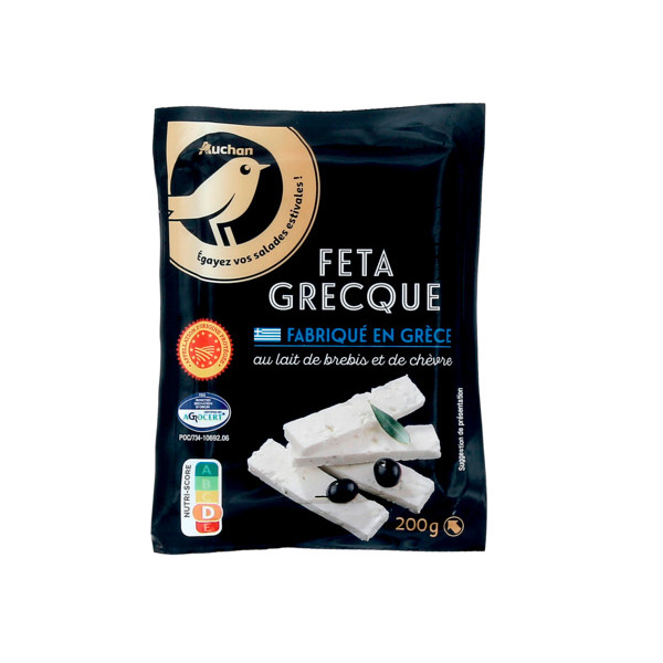 Feta Grecque Aop Auchan Gourmet