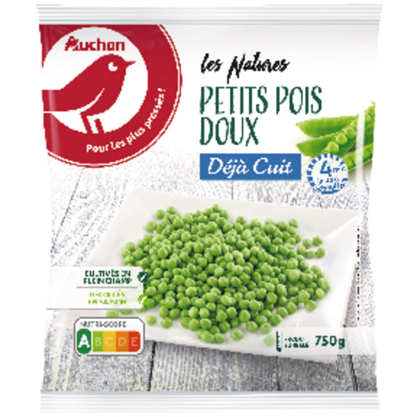 Petits Pois Doux Déja Cuits Surgelés Auchan