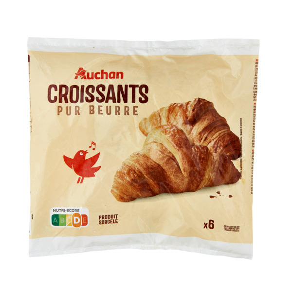 Croissants Pur Beurre Surgelés Auchan