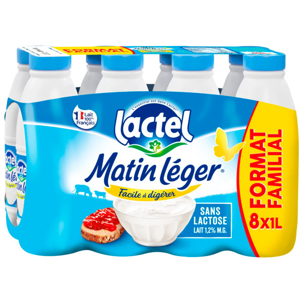 Lait Matin Léger De Lactel