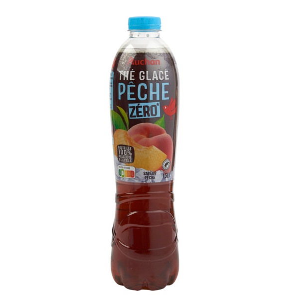 Boisson Au Thé Saveur Pêche Zéro Auchan