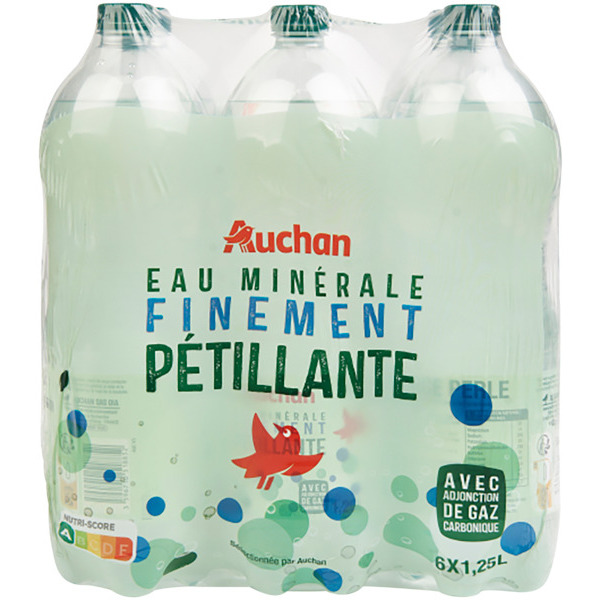 Eau Minérale Gazeuse Auchan