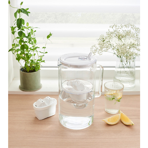 Carafe Filtrante En Verre 2.5 L  + 1 Filtre Actuel 