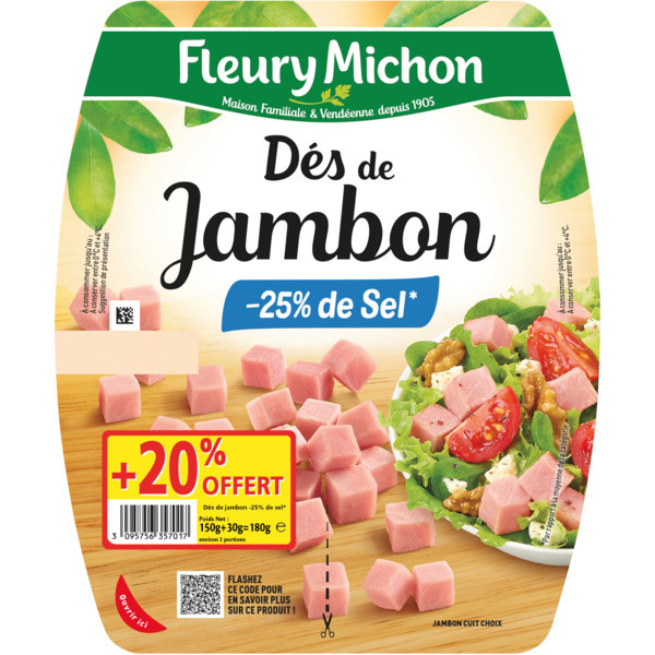 Dés De Jambon Fleury Michon