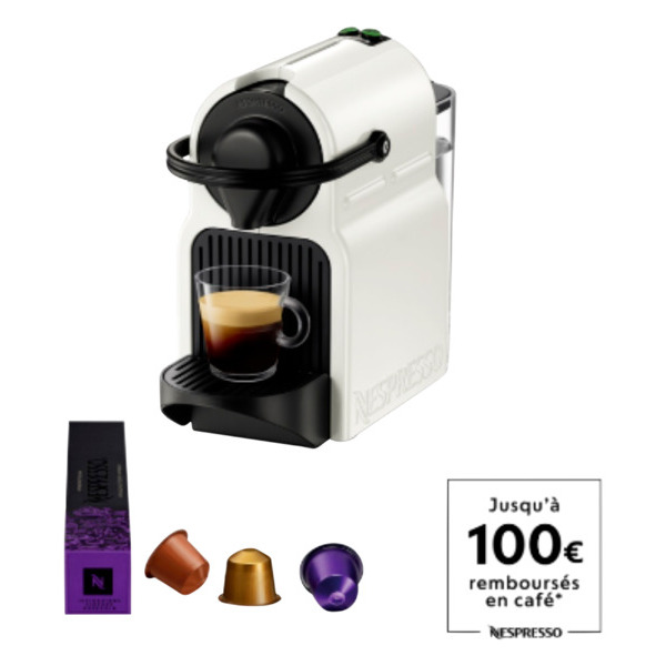 Machine A Café Nespresso Inissia Blanche