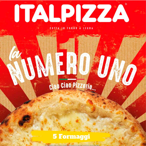 Pizza Surgelée La Numero Uno 5 Formaggi Italpizza