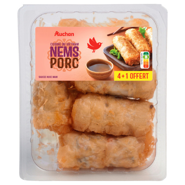 Nems Au Porc Avec Sauce Auchan