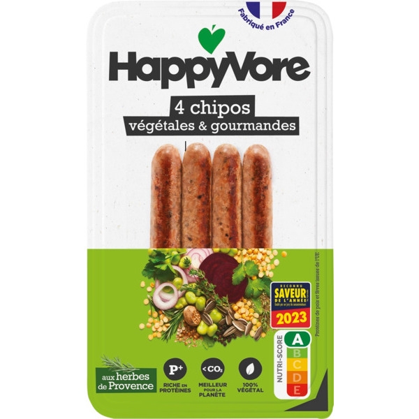 Chipolatas Végétales & Gourmandes Happyvore