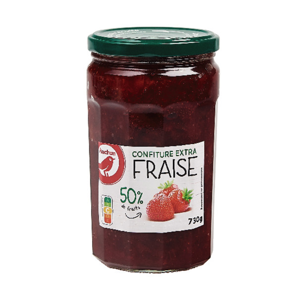 Confiture Extra Fraise Auchan