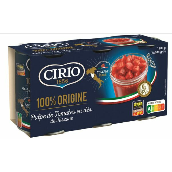 Pulpe De Tomates En Dés Cirio