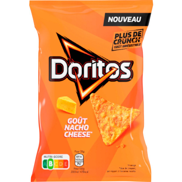 Chips Tortilla Goût Nacho Cheese Doritos