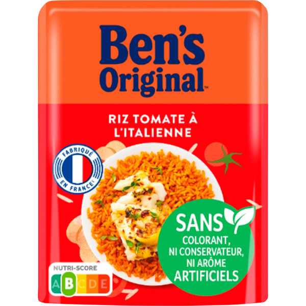 Riz Micro-Ondes Express Tomate & Huile D'olive Ben's Original