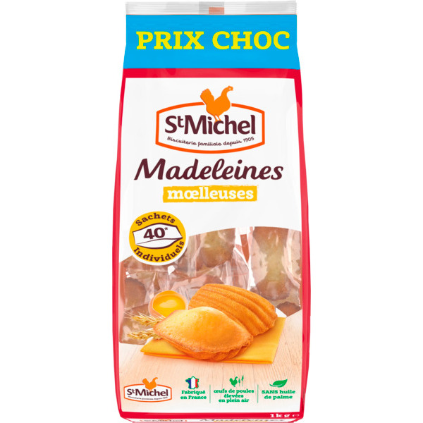 Madeleines Moelleuses St Michel