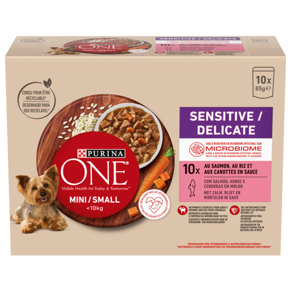 Repas Pour Chiens Adultes Mini Au Saumon Purina One