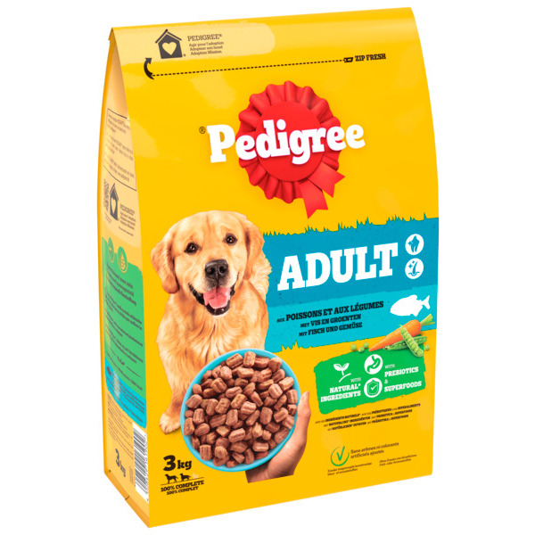 Croquettes Aux Poissons Et Aux Légumes Pour Chien Adulte Pedigree