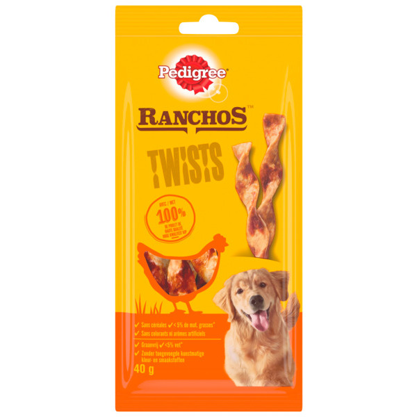 Friandises Ranchos Torsades À Mâcher Au Poulet Pour Chien Adulte Pedigree