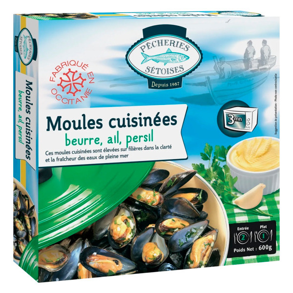 Moules Cusinées Pêcheries Sétoises