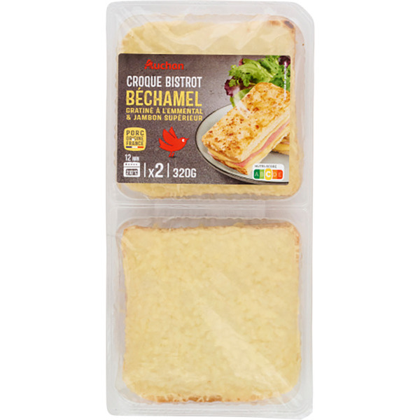 Croque Monsieur Béchamel Auchan