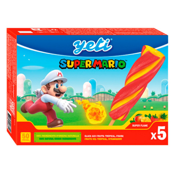 Glaces Aux Fruits Super Mario Superflame Yeti